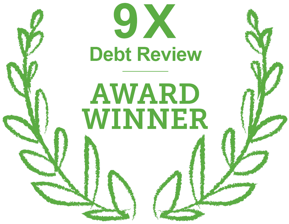 9x Debt Review Award Winner