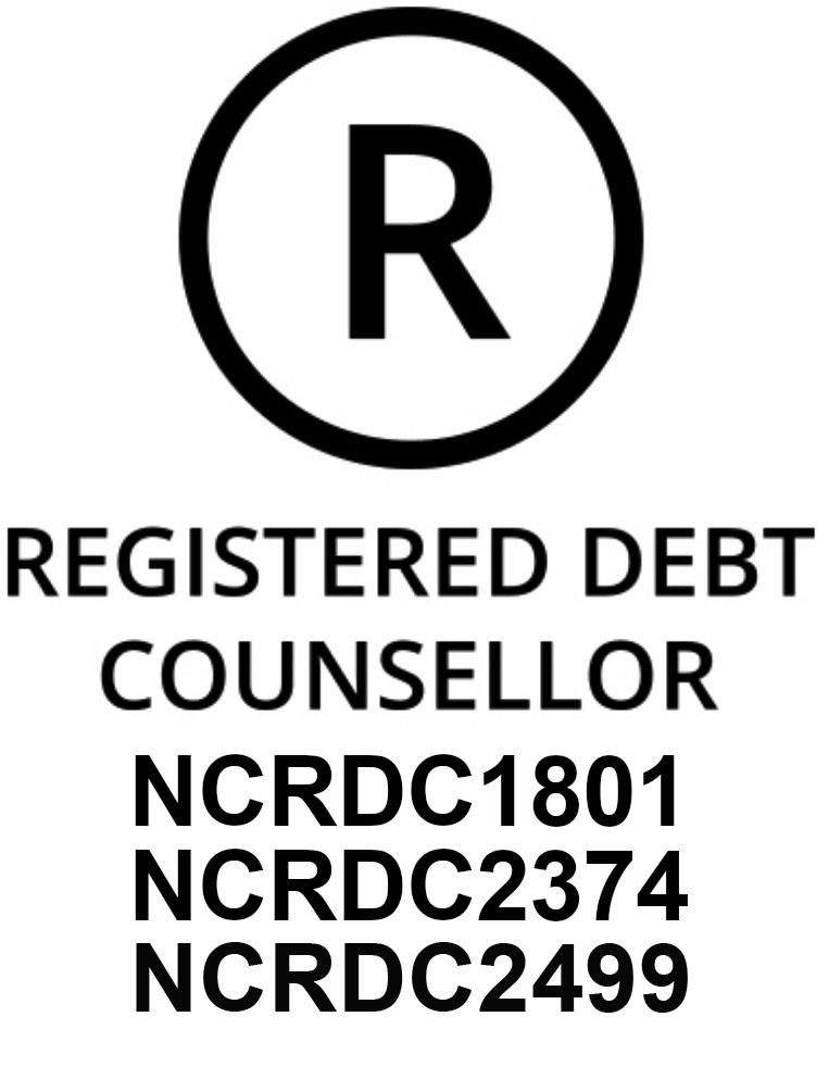 Registered debt counsellor NCRDC1801 NCRDC2374 NCRDC2499